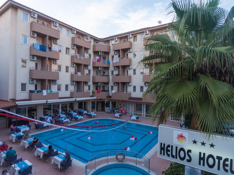 Helios Hotel Side Exterior foto
